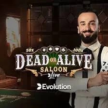 Dead or Alive: Saloon by Evolution, showcased at spin247.pl – game logo