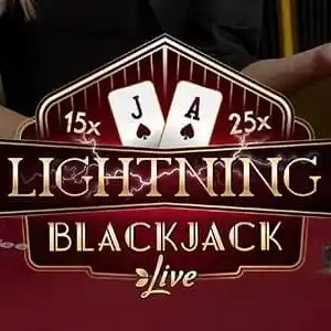 Lightning Blackjack game by Evolution – logo hosted on Spin247 Casino