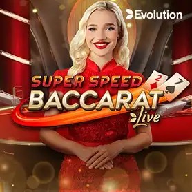 Super Speed Baccarat logo by Evolution Spin247 Casino